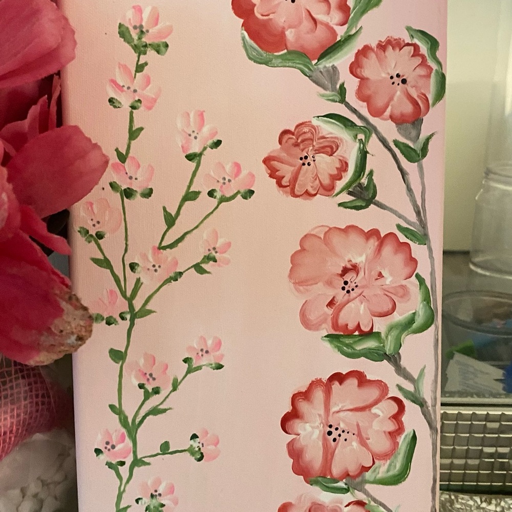 Floral Pink Canvas Art
